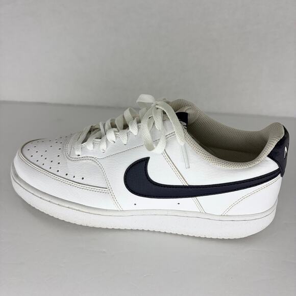Nike Court Vision Low Next Nature White Midnight Navy Men\'s 9 DH2987-106 main image 8
